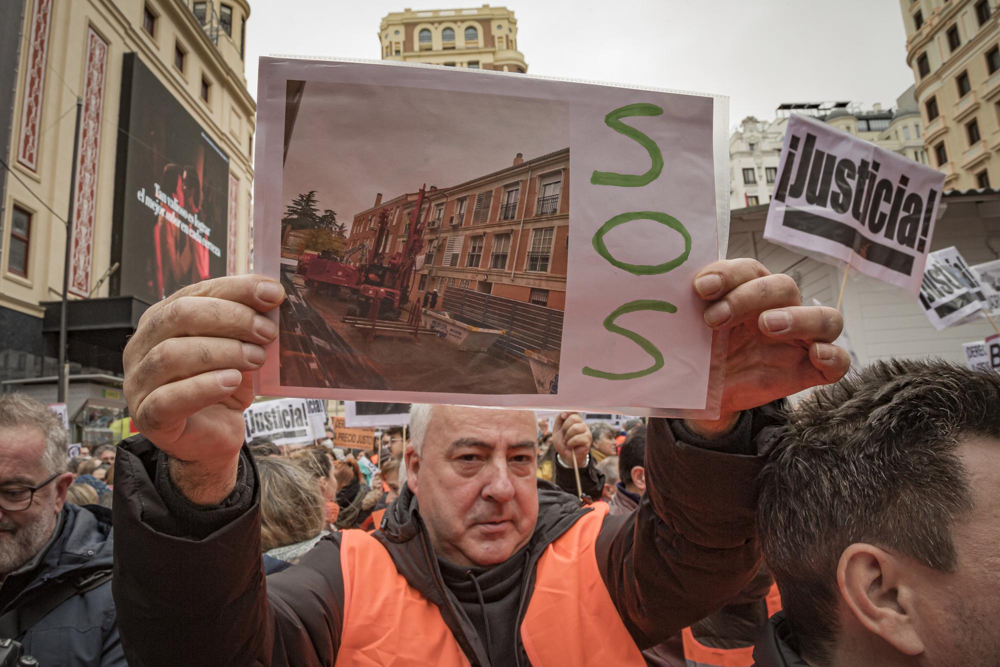 Manifestación Metro San Fernando - 1